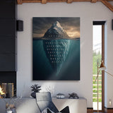 Success Iceberg (Storm) canvas wall art