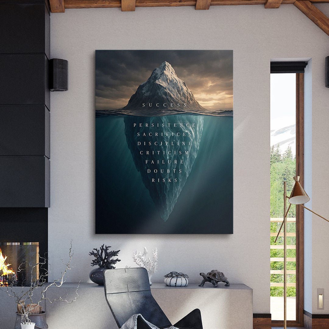 Success Iceberg (Storm) canvas wall art