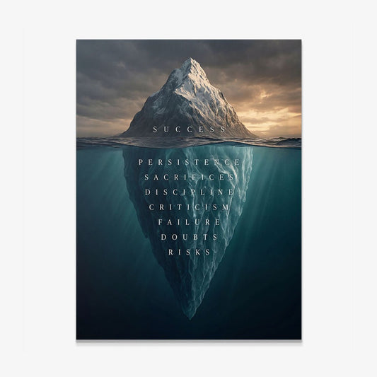 Success Iceberg (Storm) canvas wall art