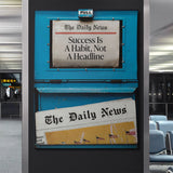 Success Is A Habit canvas wall art