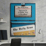 Success Is A Habit canvas wall art