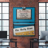 Success Is A Habit canvas wall art