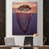 Success Island canvas wall art