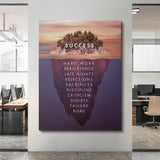 Success Island canvas wall art
