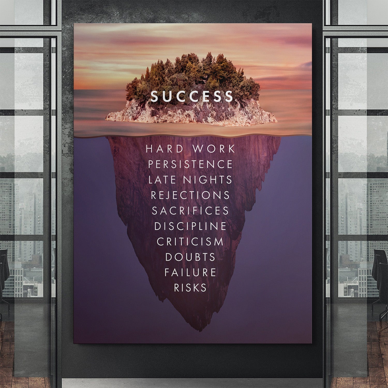 Success Island canvas art