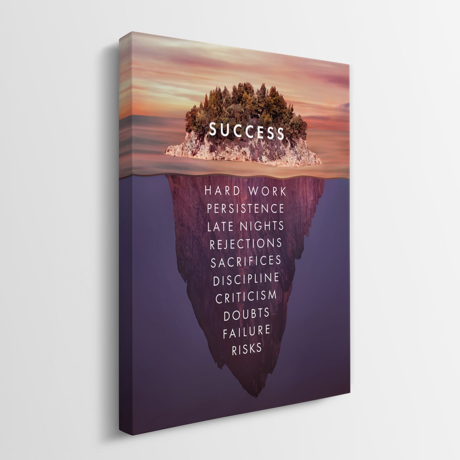 Success Island canvas art