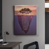 Success Island canvas wall art