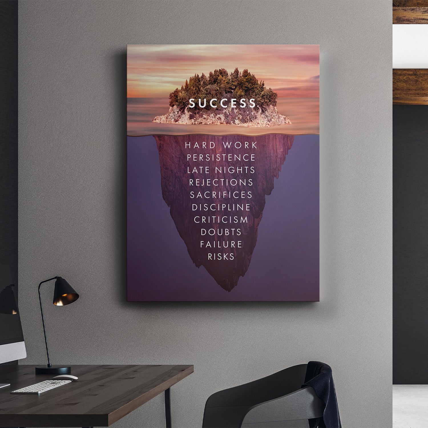 Success Island canvas art