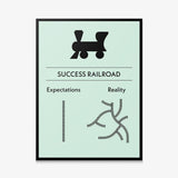 Success Railroad canvas wall art