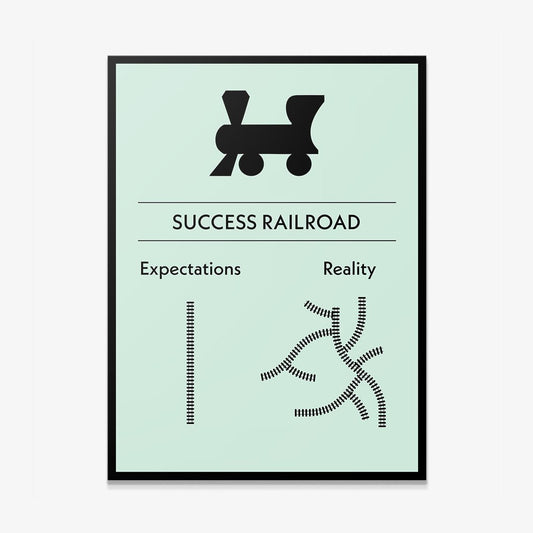 Success Railroad canvas art