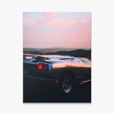 Sunset Diablo Drive canvas wall art