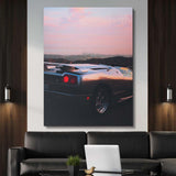 Sunset Diablo Drive canvas wall art