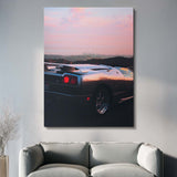 Sunset Diablo Drive canvas wall art