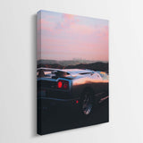 Sunset Diablo Drive canvas wall art