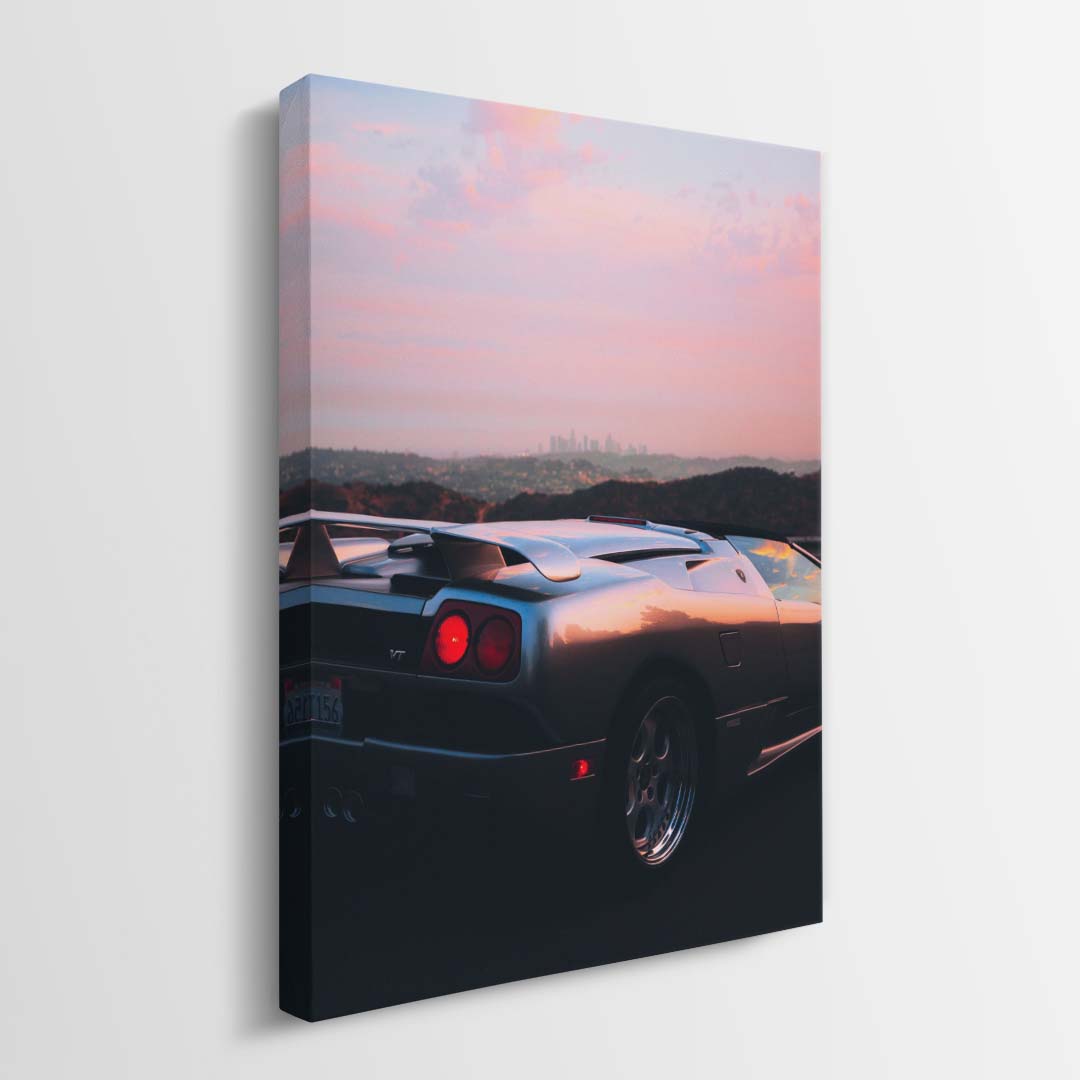 Sunset Diablo Drive canvas art