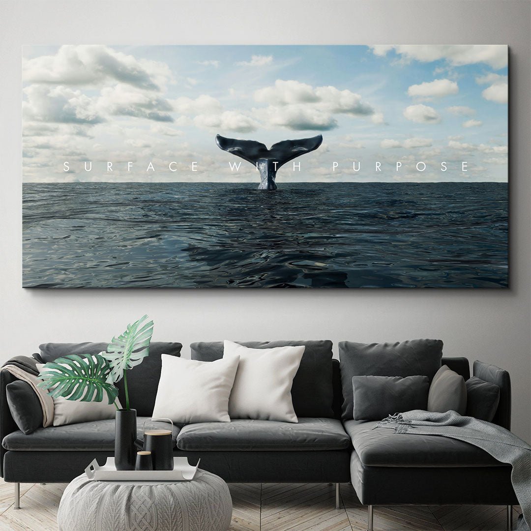 Surface With Purpose motivational canvas wall art