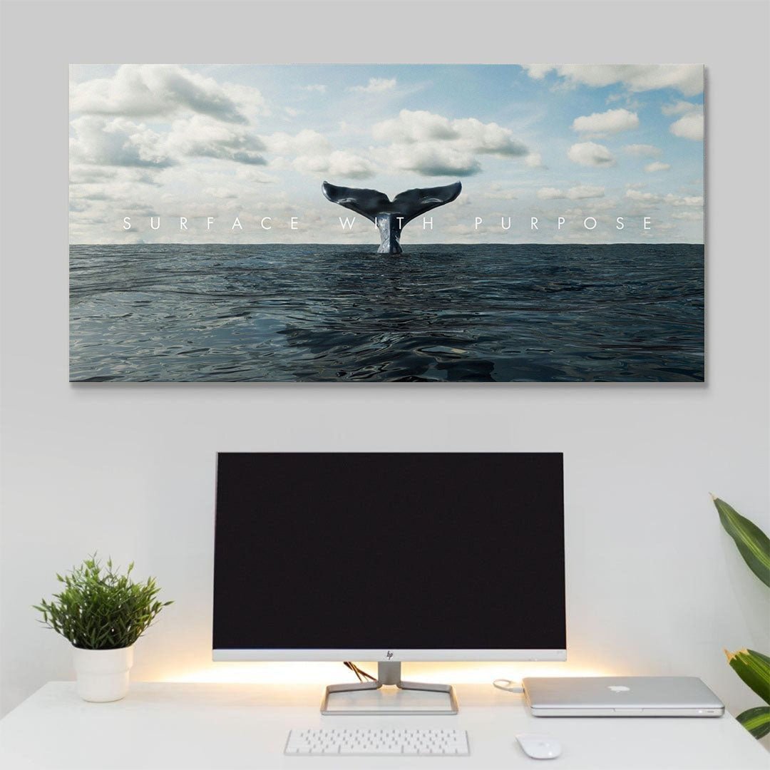 Surface With Purpose motivational canvas wall art