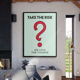 Take The Risk canvas wall art