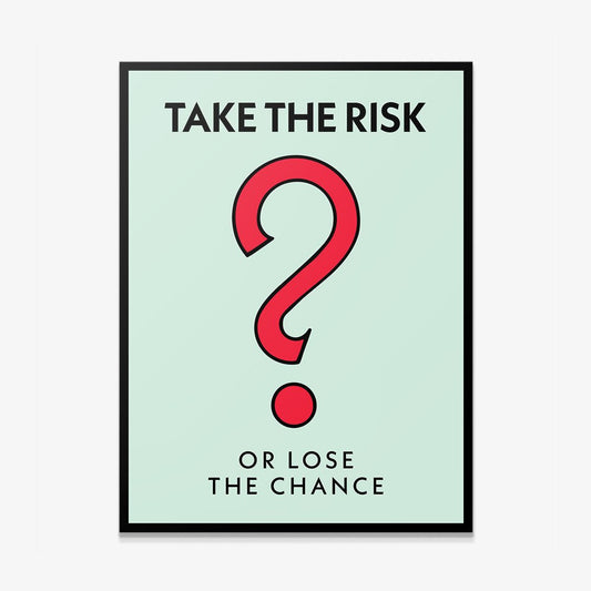 Take The Risk canvas art