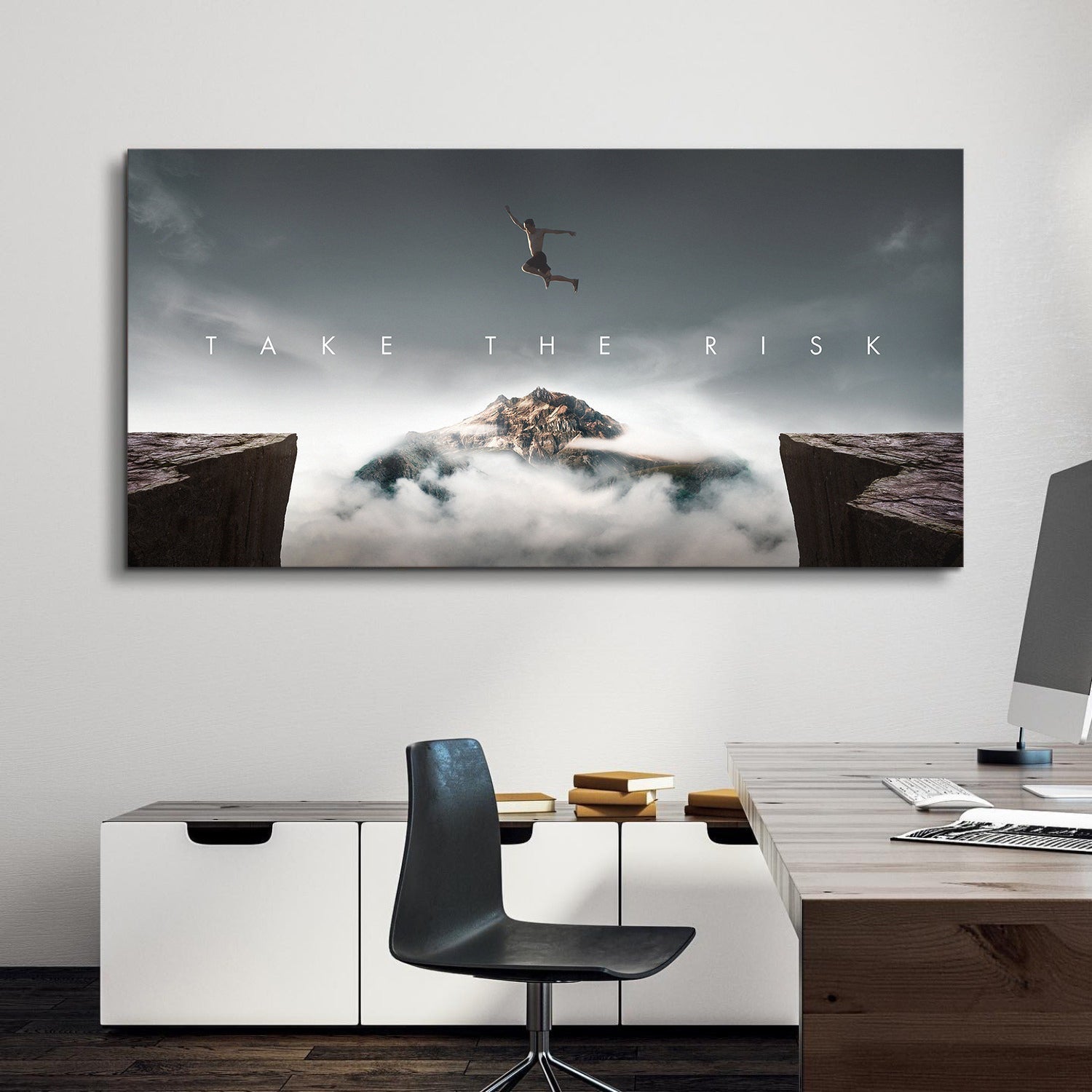 Take The Risk canvas wall art