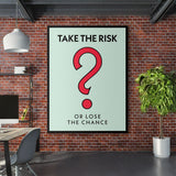 Take The Risk canvas wall art
