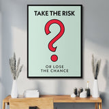 Take The Risk canvas wall art