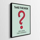 Take The Risk canvas wall art