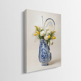 Tennis Vase canvas gallery-wrapped side edge