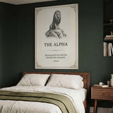The Alpha canvas wall art
