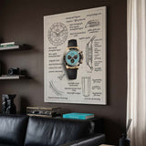 The Azure Design canvas wall art