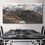 The Climb canvas wall art