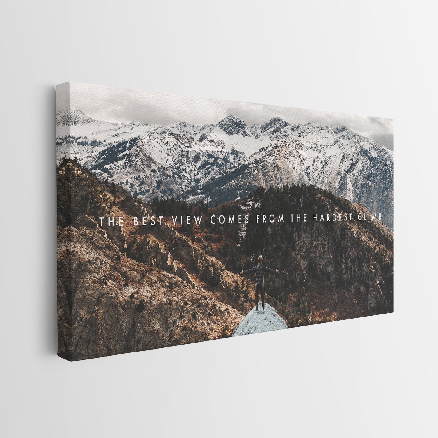The Climb canvas wall art