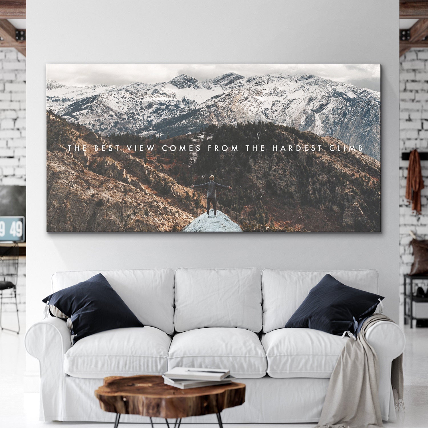 The Climb canvas art