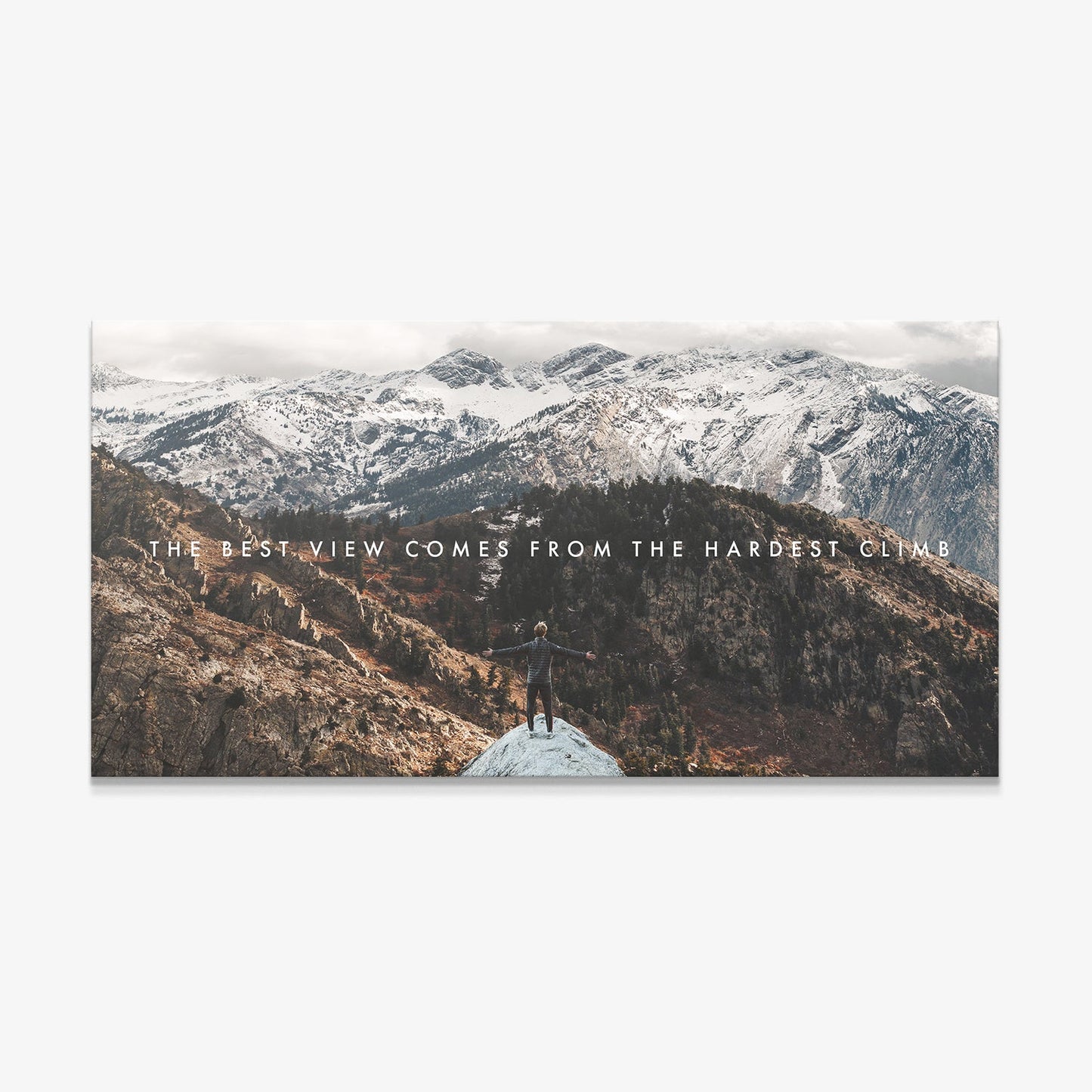 The Climb canvas art