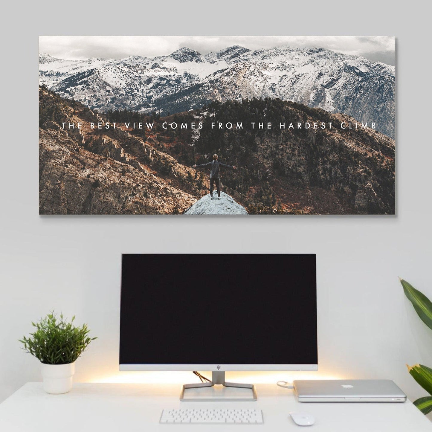 The Climb canvas art