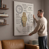 The Gold Standard Design canvas wall art