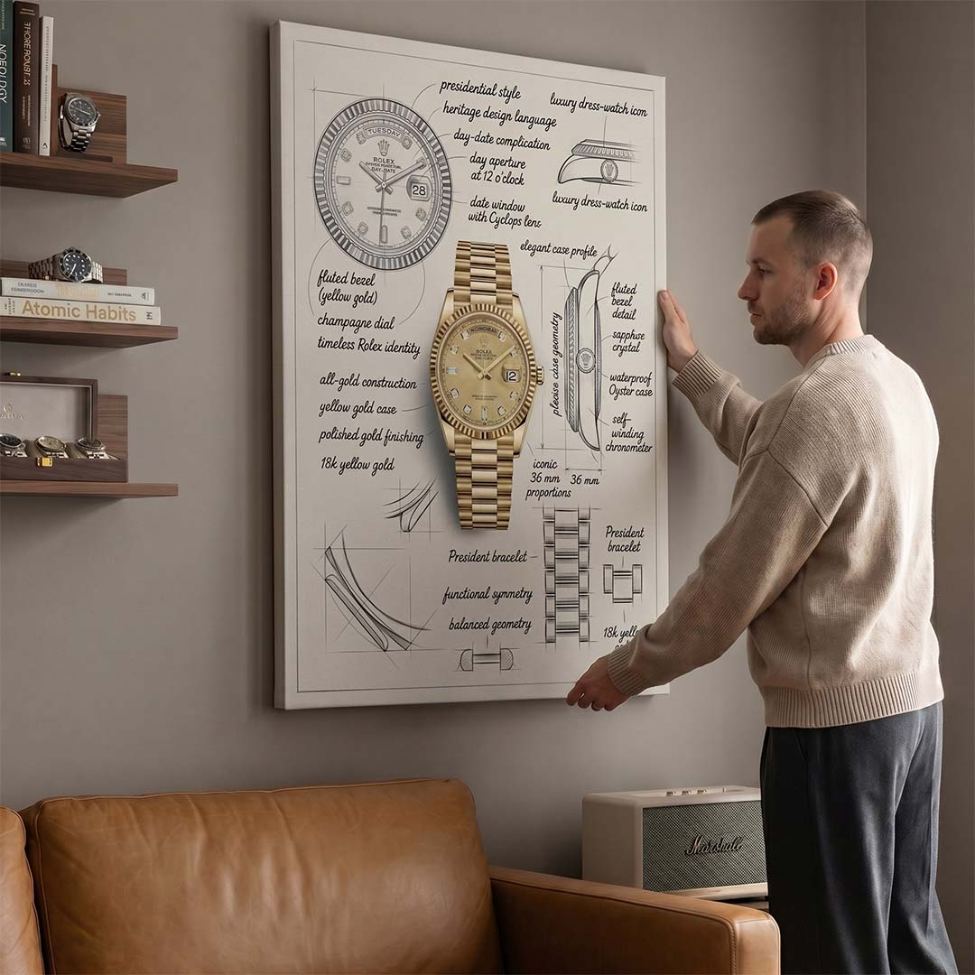 The Gold Standard Design canvas wall art