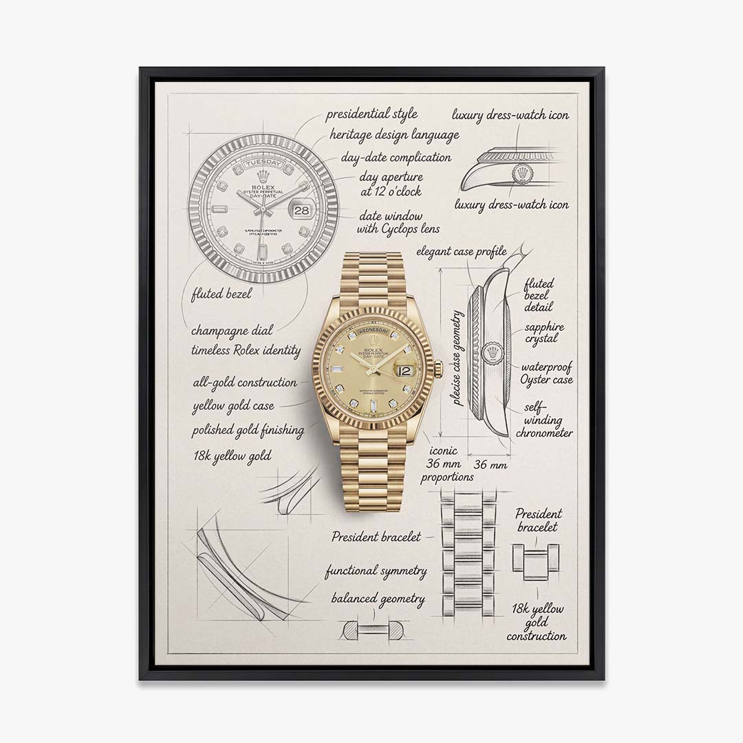 The Gold Standard Design canvas wall art
