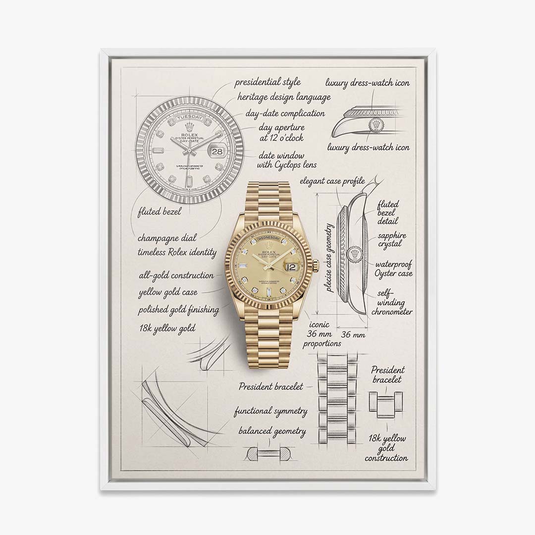 The Gold Standard Design canvas wall art