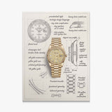 The Gold Standard Design canvas wall art