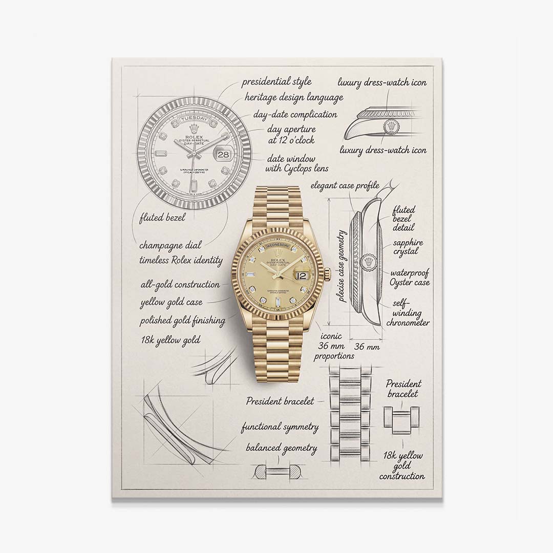 The Gold Standard Design canvas wall art