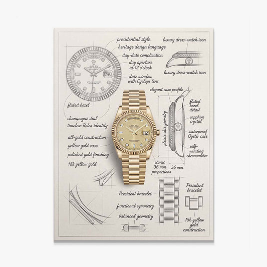 The Gold Standard Design canvas wall art