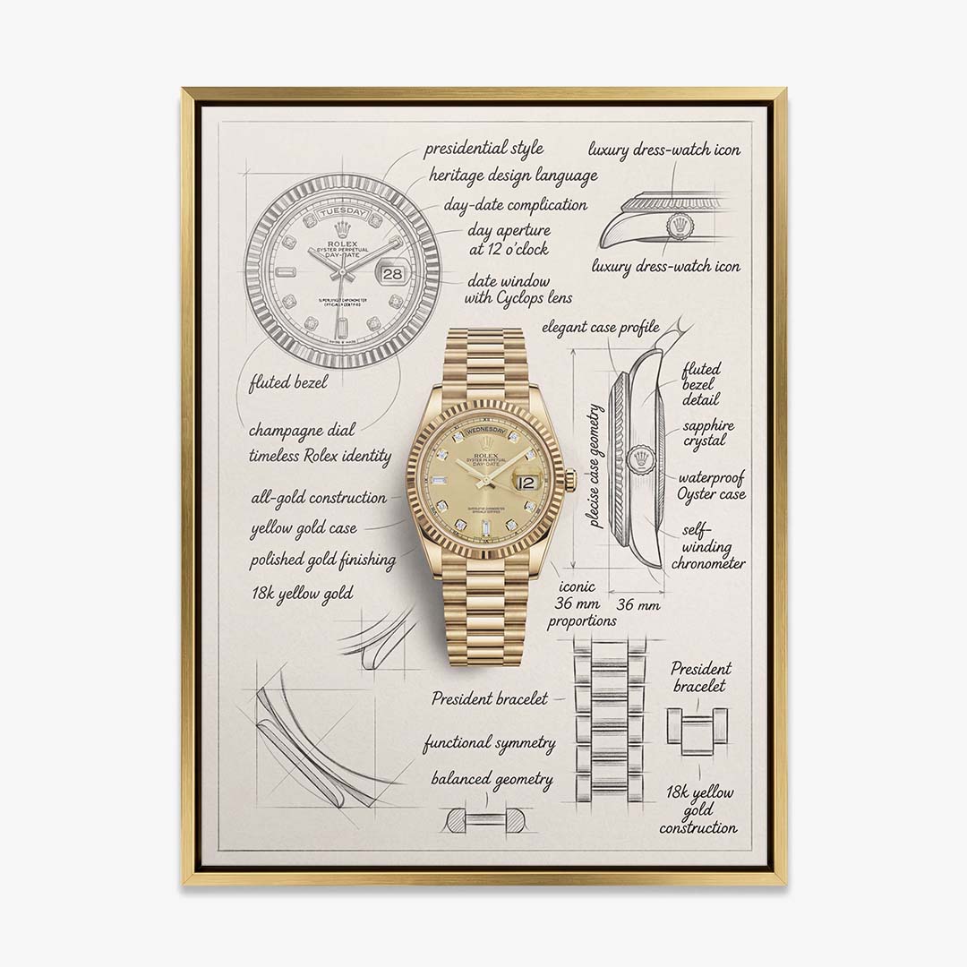The Gold Standard Design canvas wall art