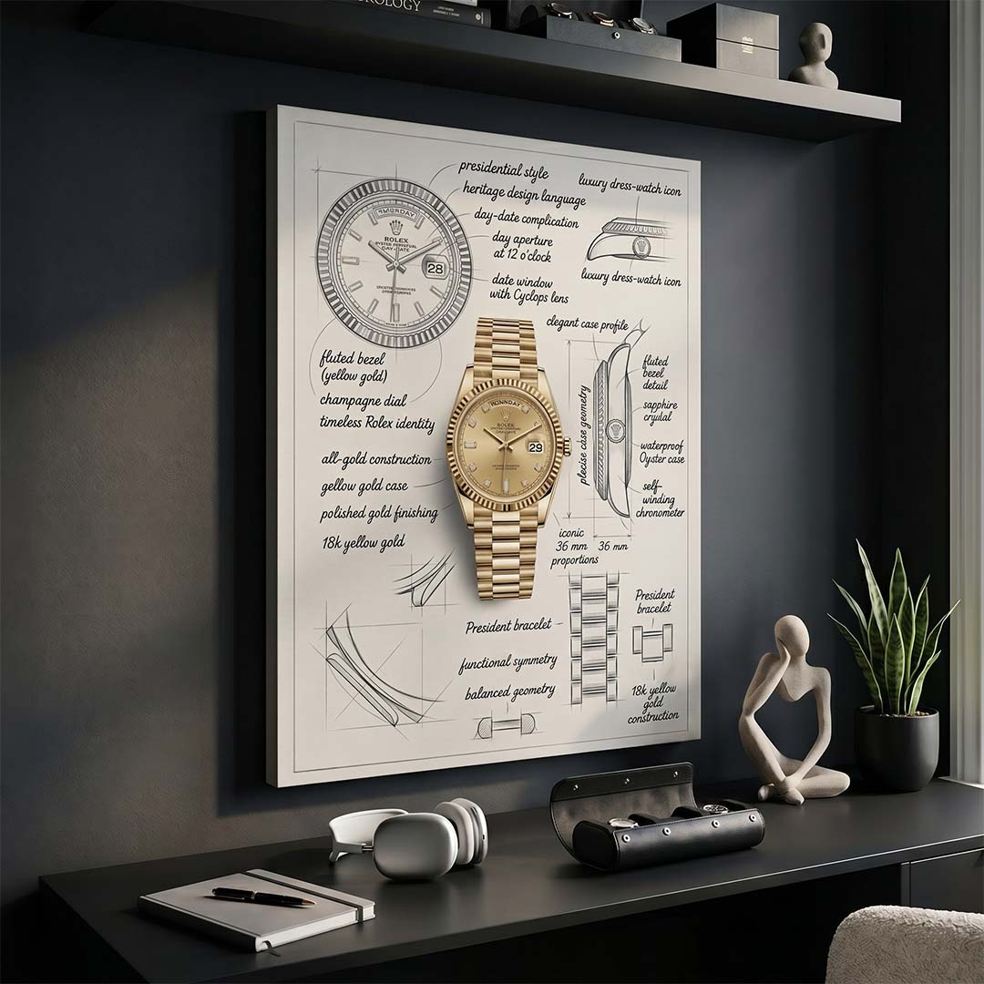 The Gold Standard Design canvas wall art