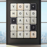 The Keys canvas wall art