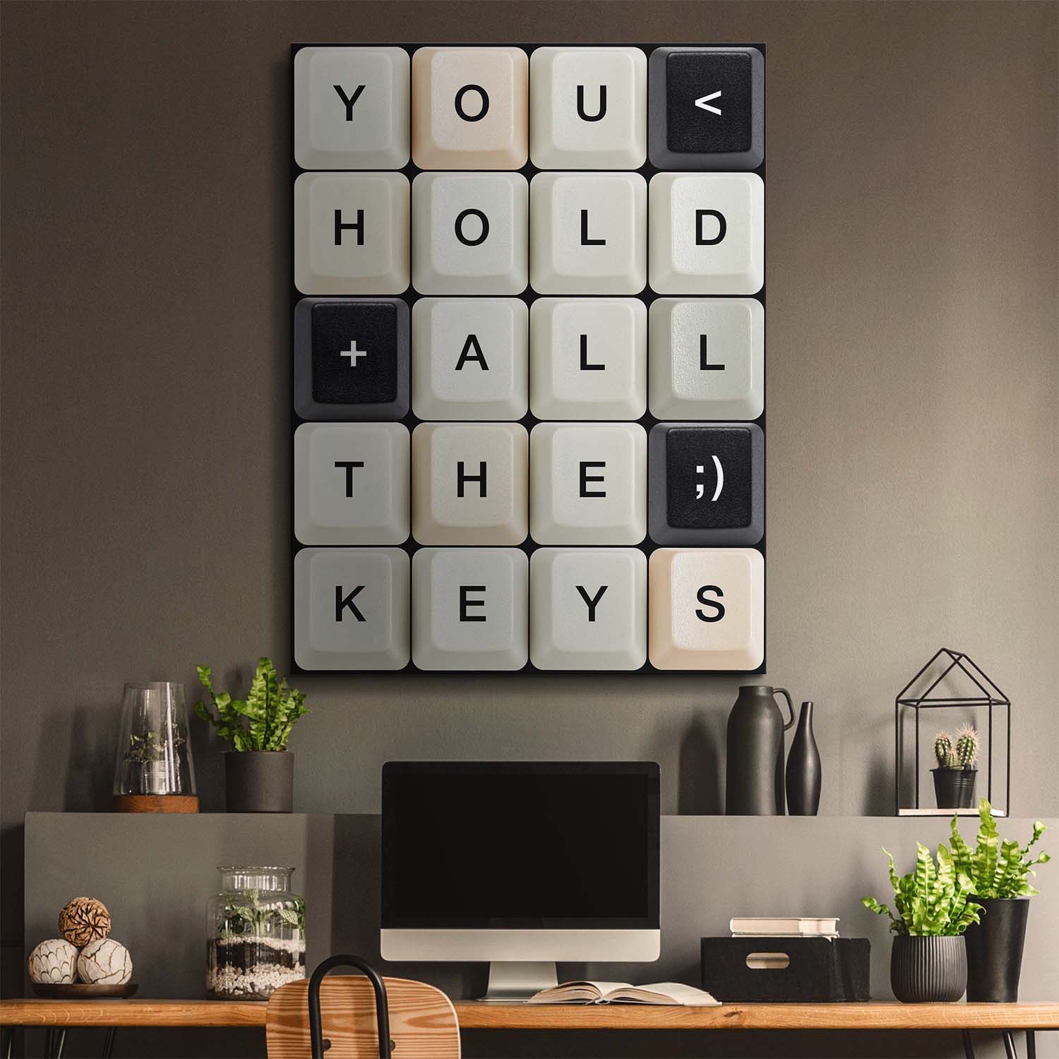 The Keys canvas art