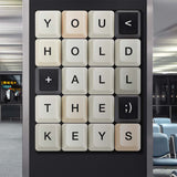 The Keys canvas wall art