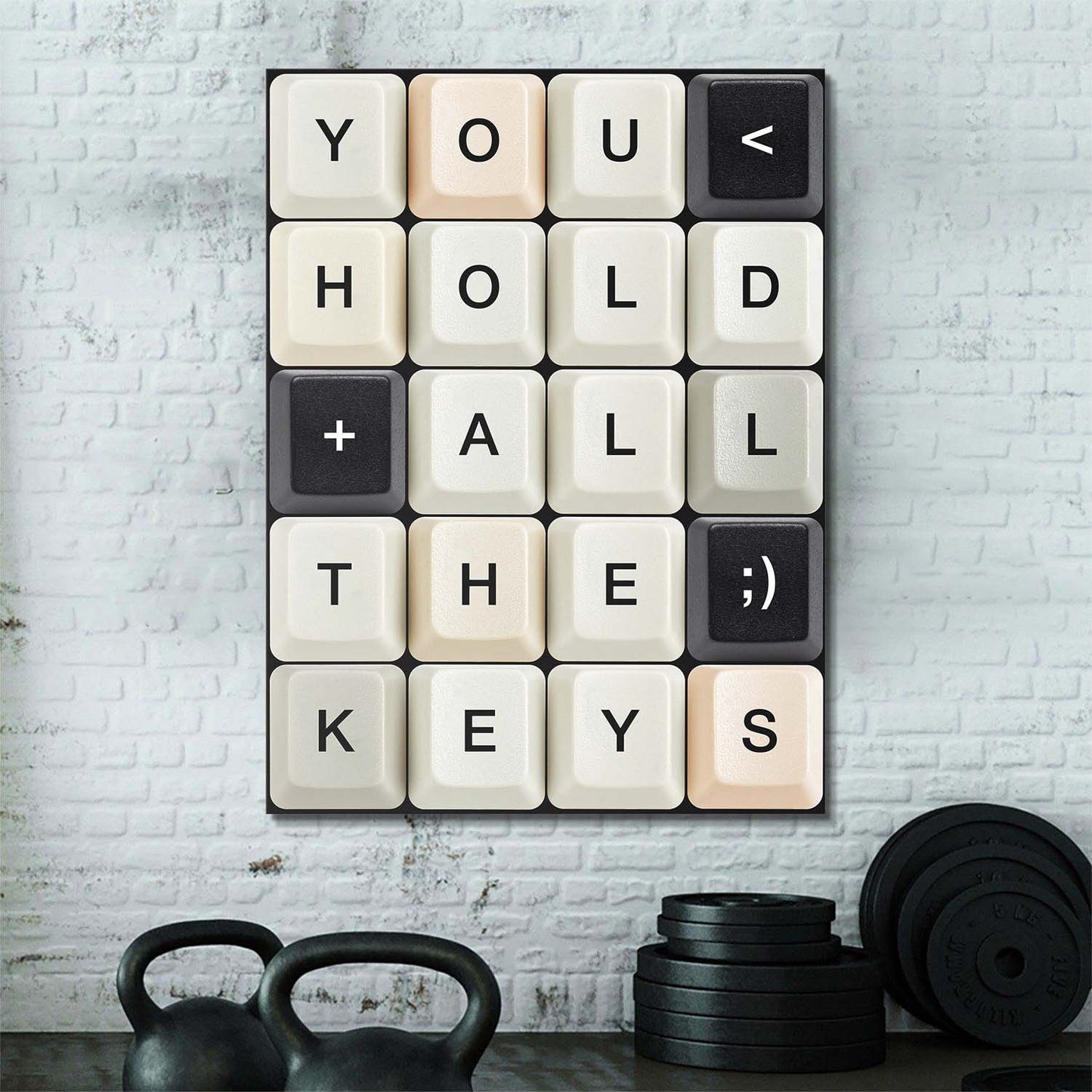 The Keys canvas art