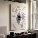 The Meridian Design canvas wall art