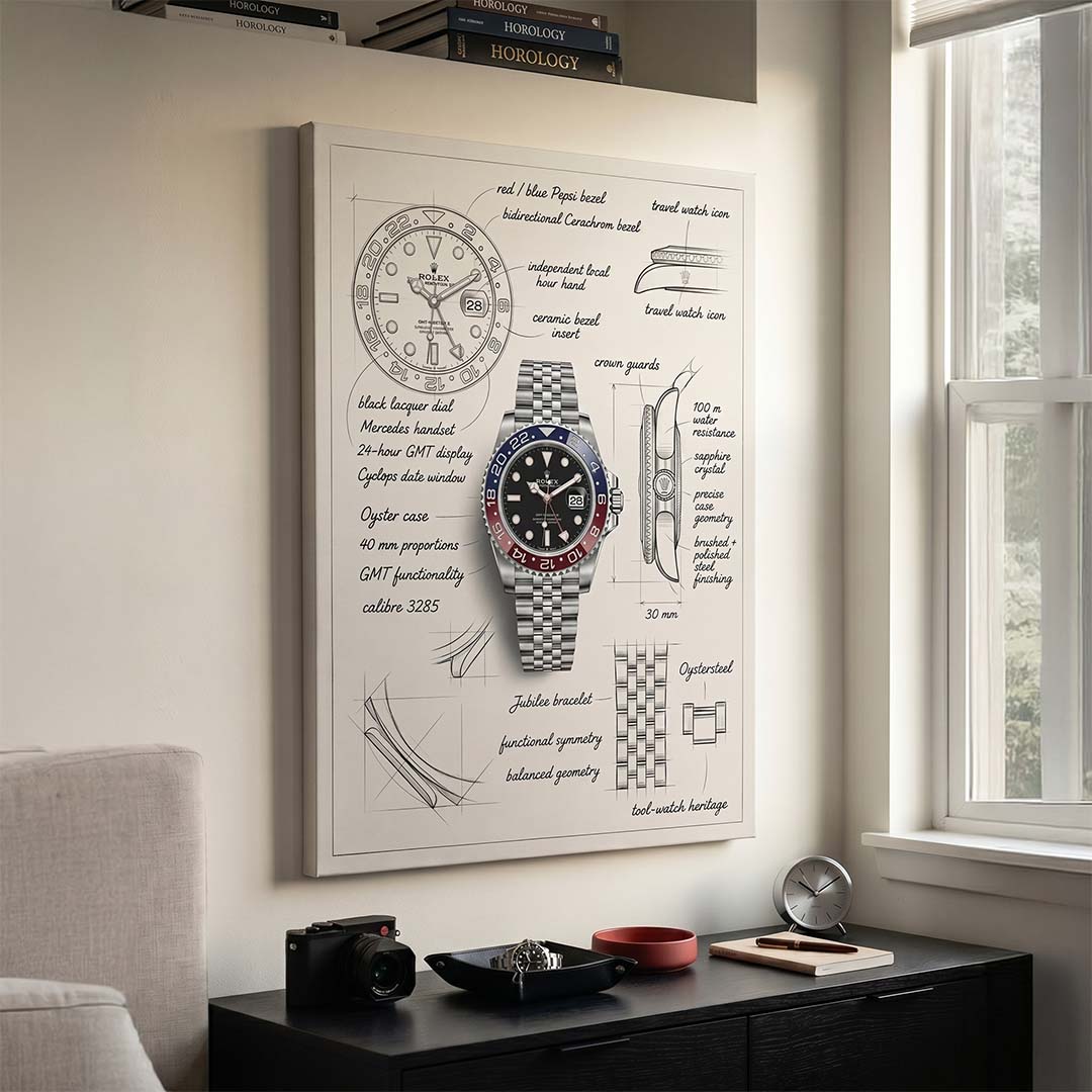 The Meridian Design canvas wall art